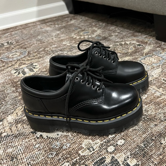 Dr. Martens Shoes - Dr Martens 8053 LEATHER PLATFORM CASUAL SHOES